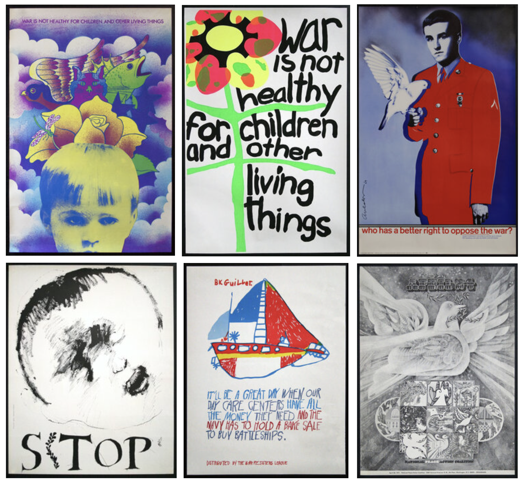 Three Vietnam Protest Posters