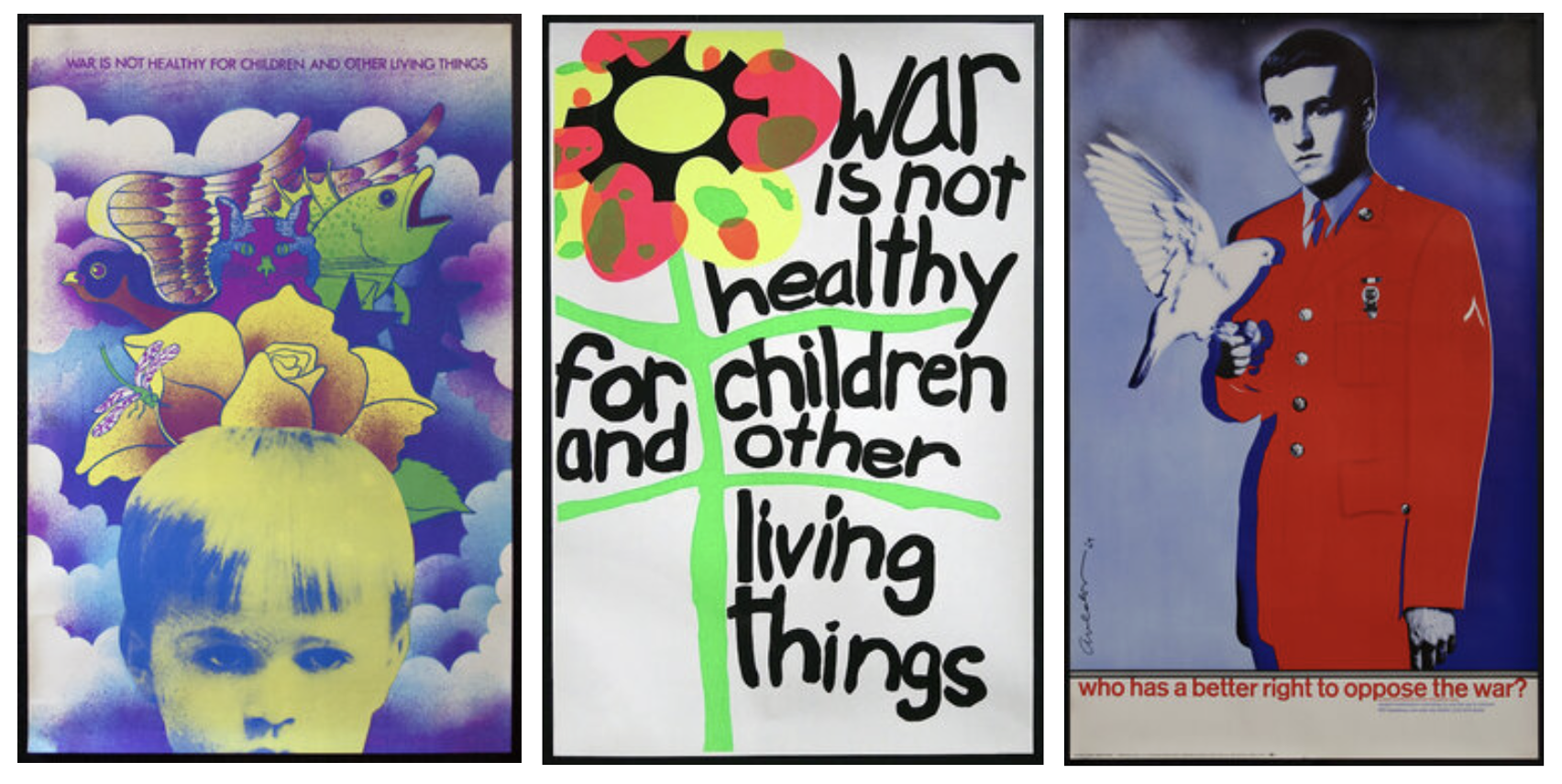 Three Vietnam Protest Posters