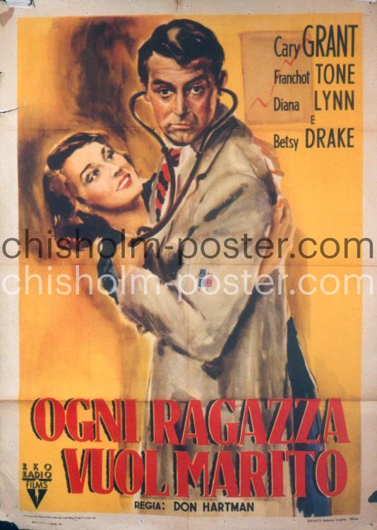 Ogni Ragazza Vuol Marito Original Vintage Poster Chisholm Larsson