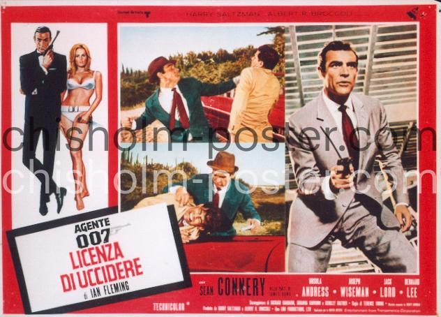 Agente 007, Licenza di Uccidere (3) | Original Vintage Poster ...