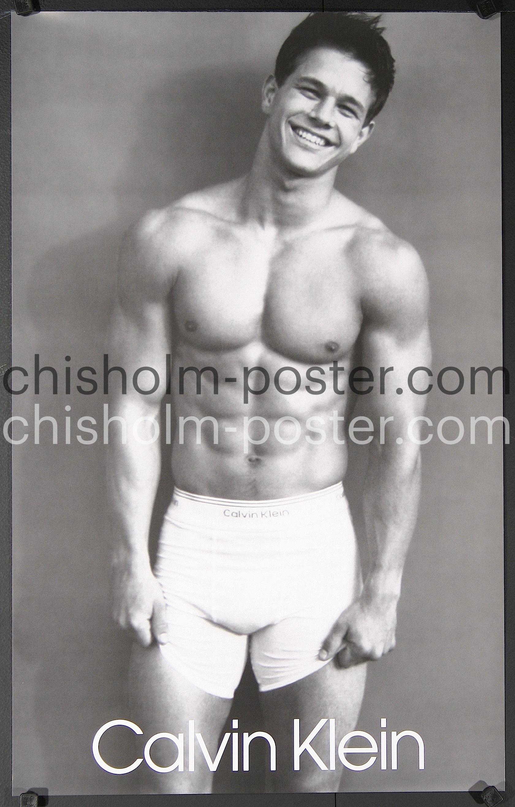 Calvin Klein Underwear (1) (Mark Wahlberg a.k.a. Marky Mark, small size), Original Vintage Poster