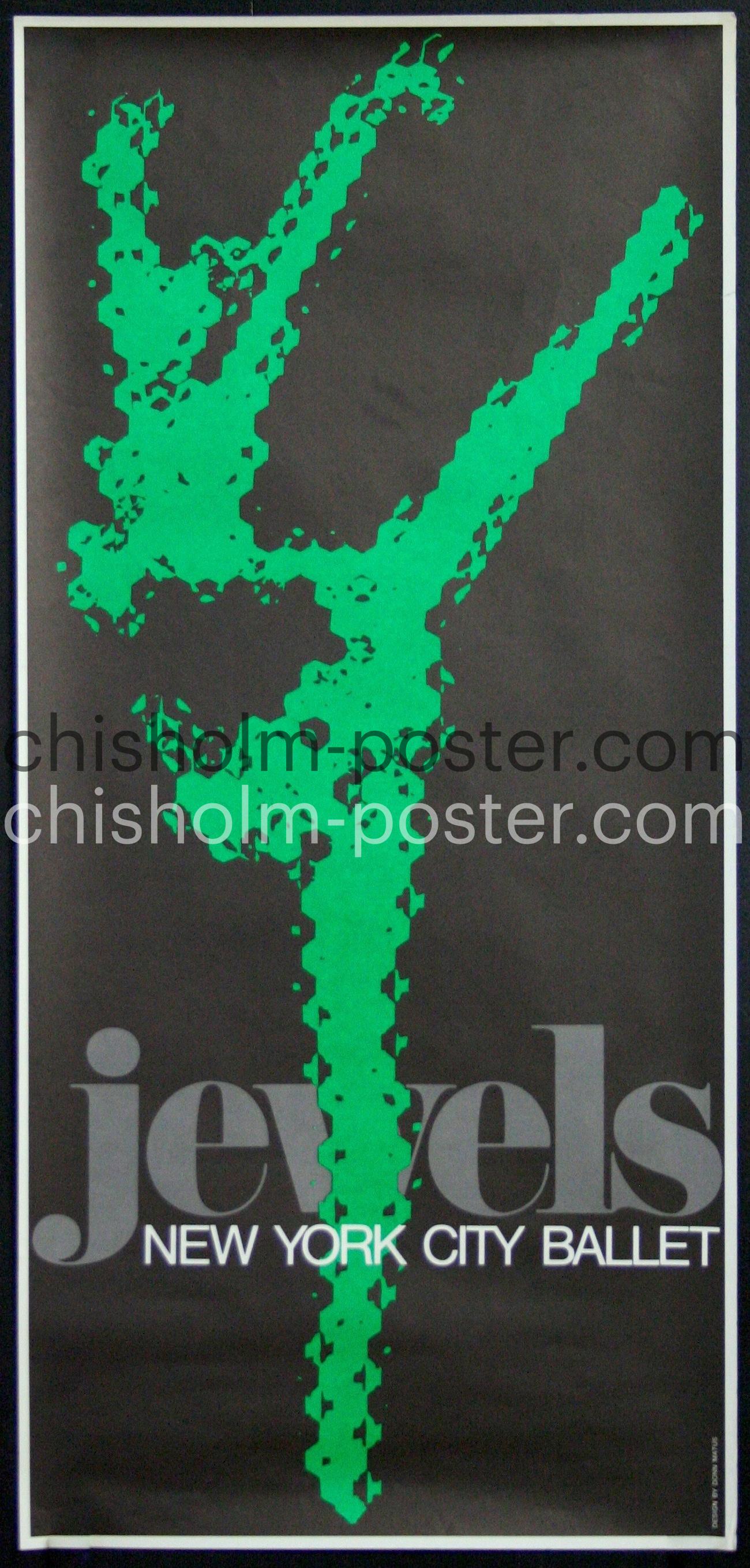 Vintage Poster New shops York City Ballet circa 1960 Edited.