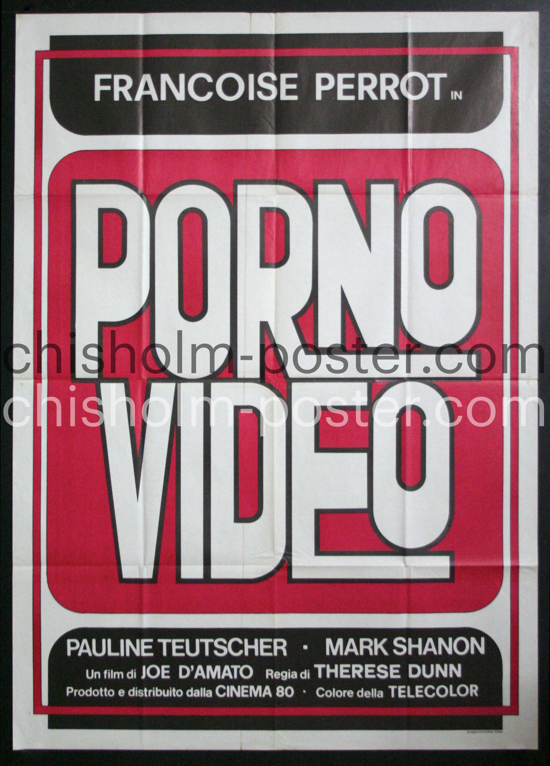 Porno Video Original Vintage Poster Chisholm Larsson Gallery