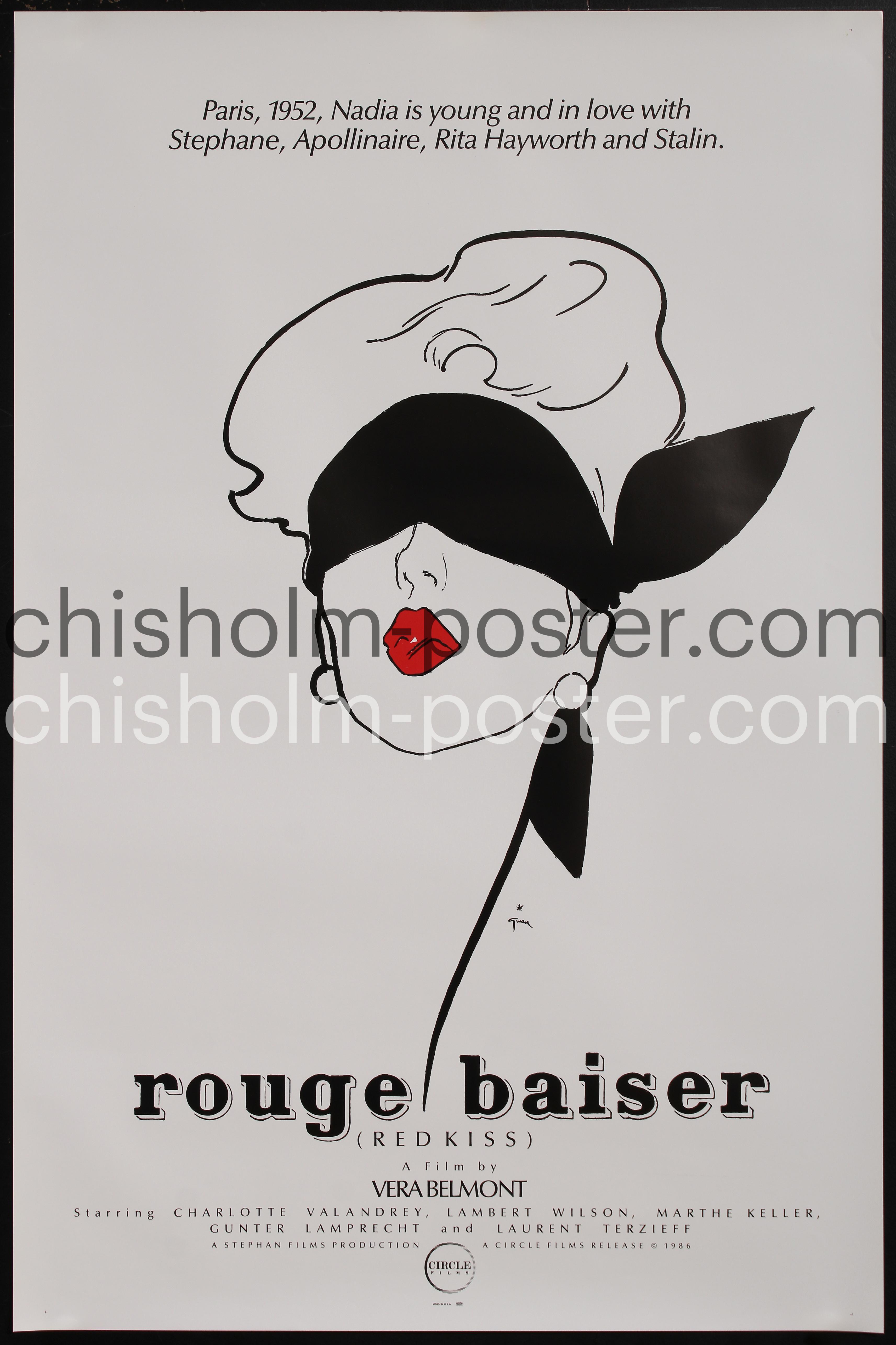 Le Rouge Baiser、Paris 1948/ルネ グリュオ/ポスター - 印刷物