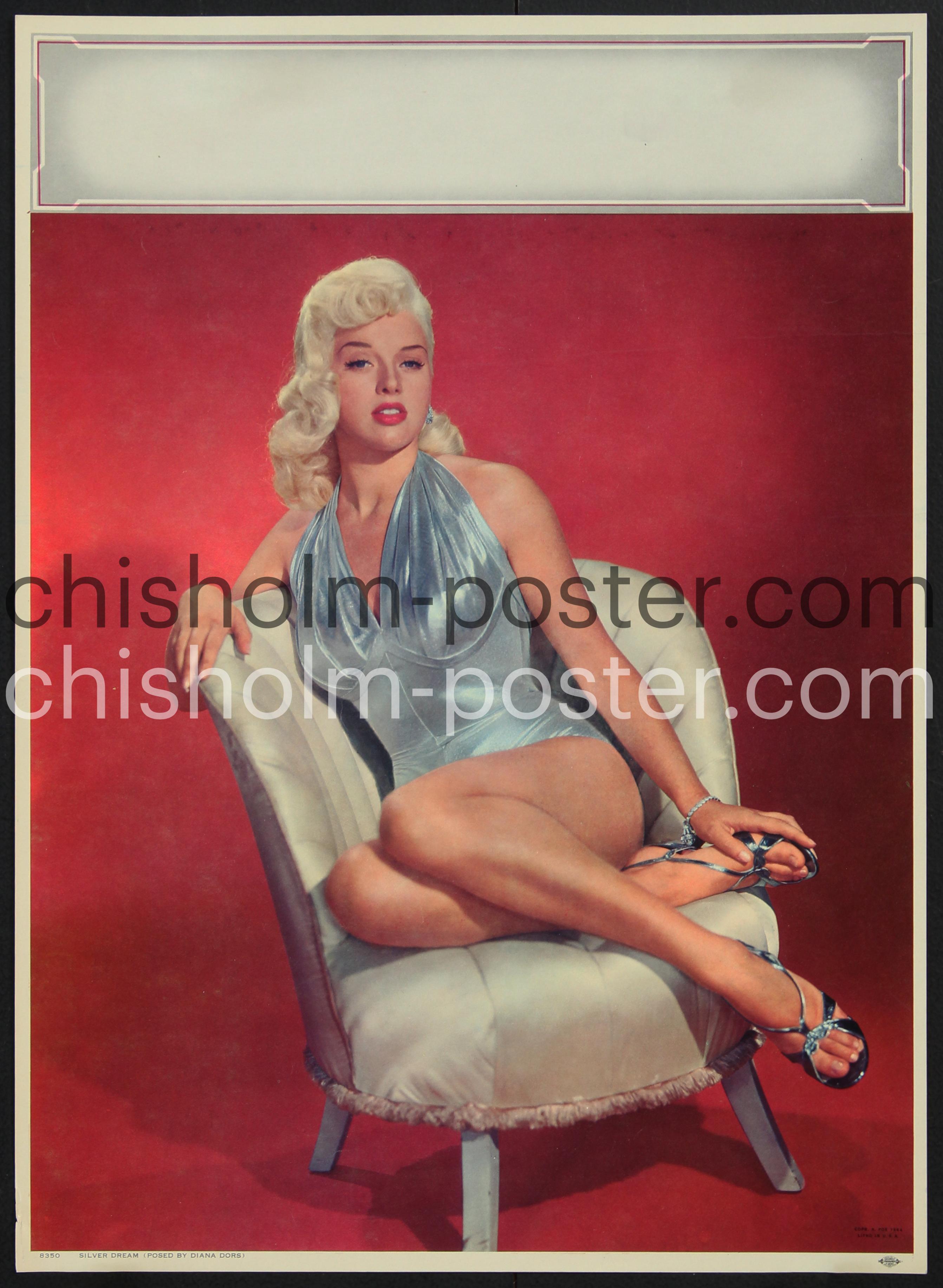 Diana Dors (Pin-up) | Original Vintage Poster | Chisholm Larsson Gallery