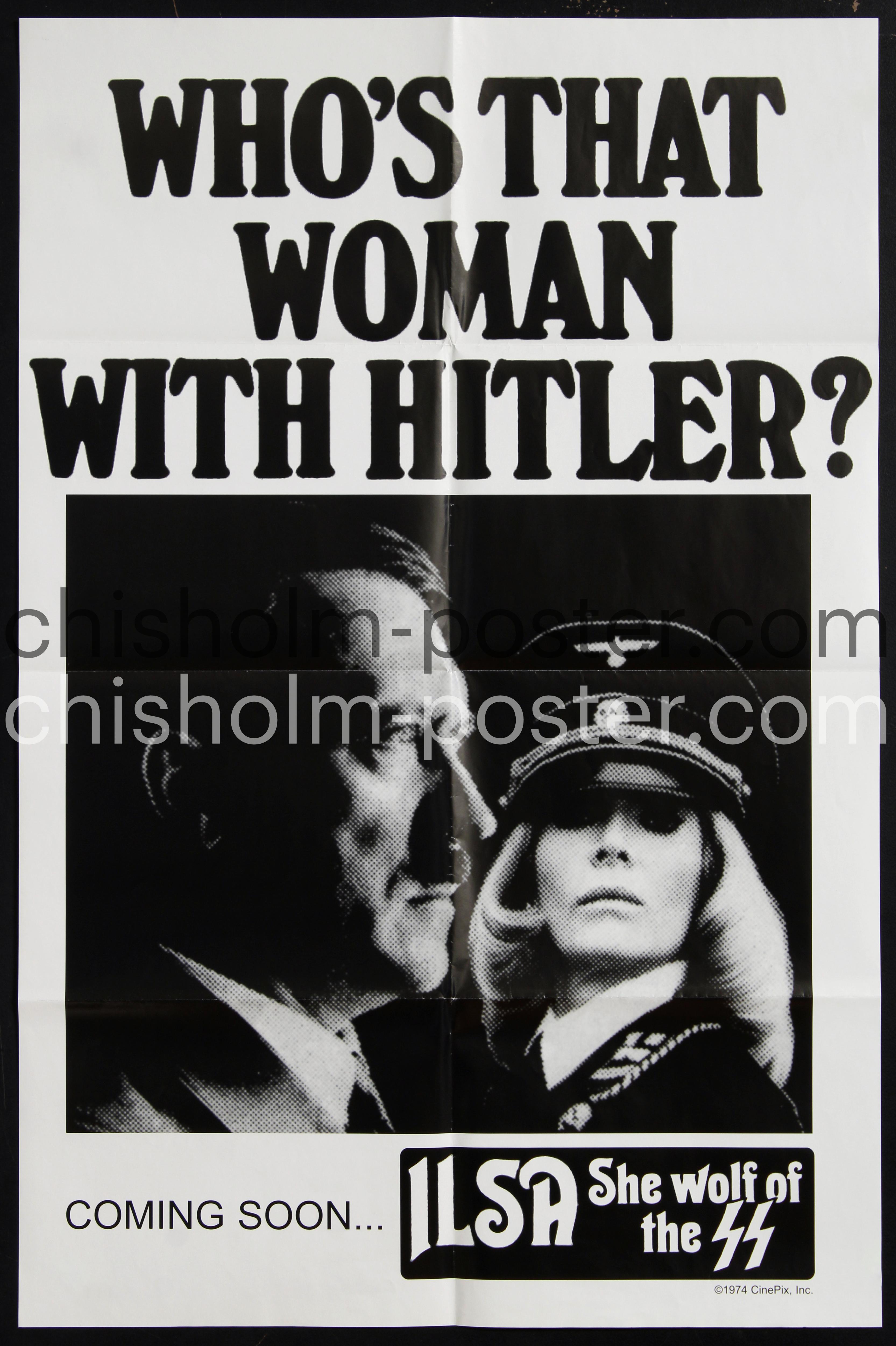 ILSA SHE WOLF of the SS - Who's That Woman With Hitler? Digital  reproduction | Original Vintage Poster | Chisholm Larsson Gallery
