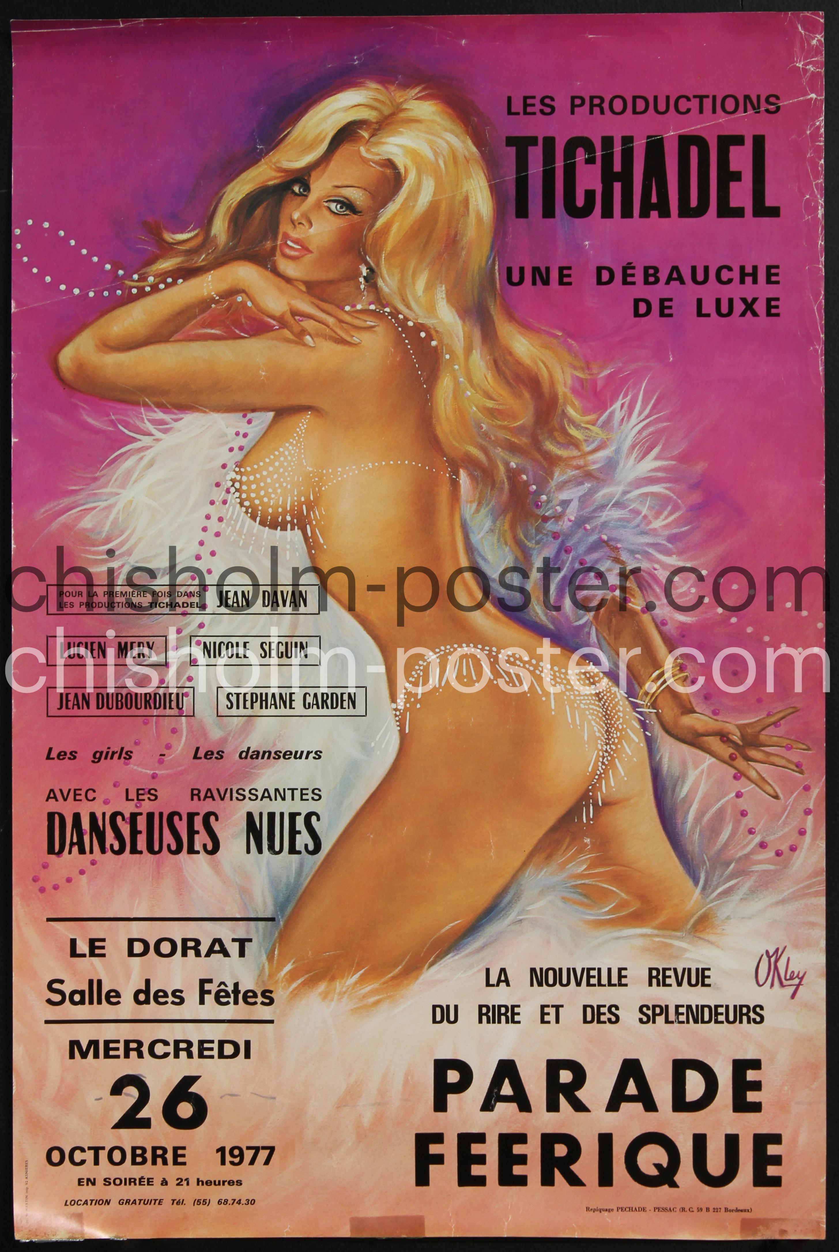 Tichadel - Parade feerique - Paris revue | Original Vintage Poster |  Chisholm Larsson Gallery