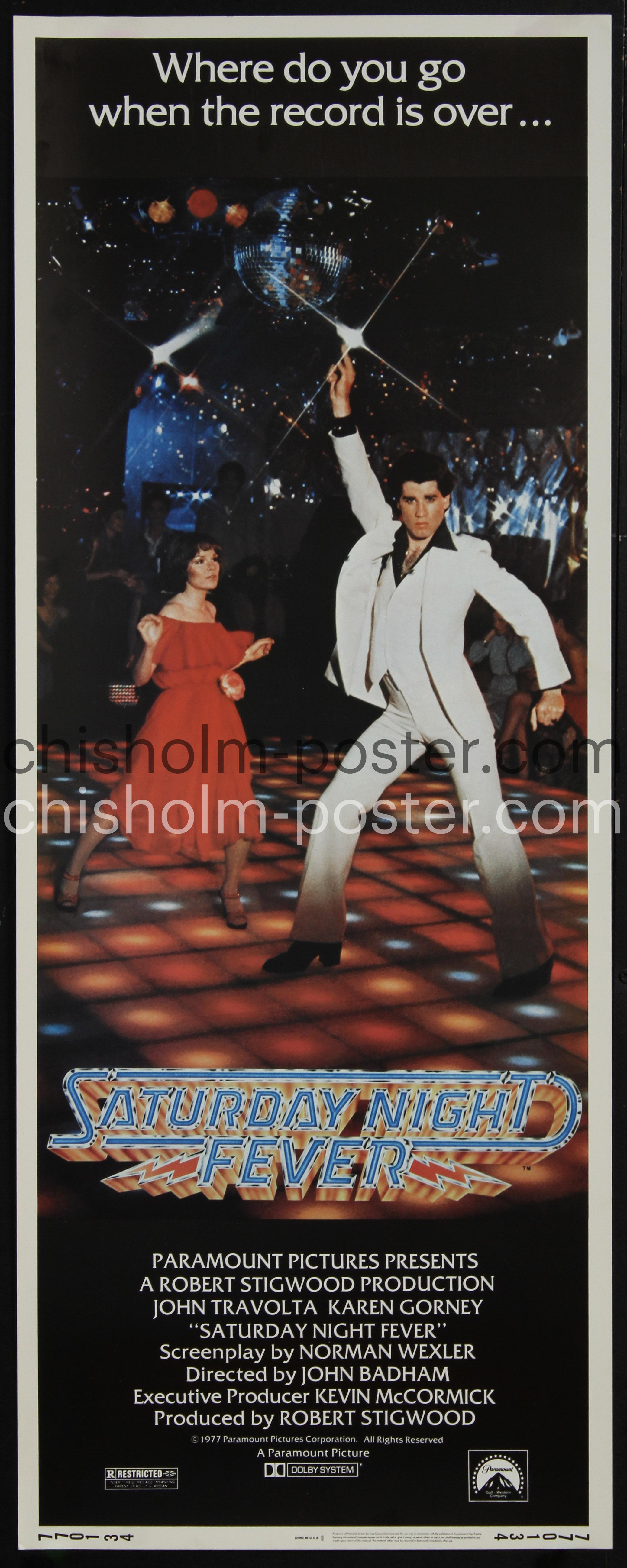 Saturday Night Fever (Poster Insert) | Original Vintage Poster ...