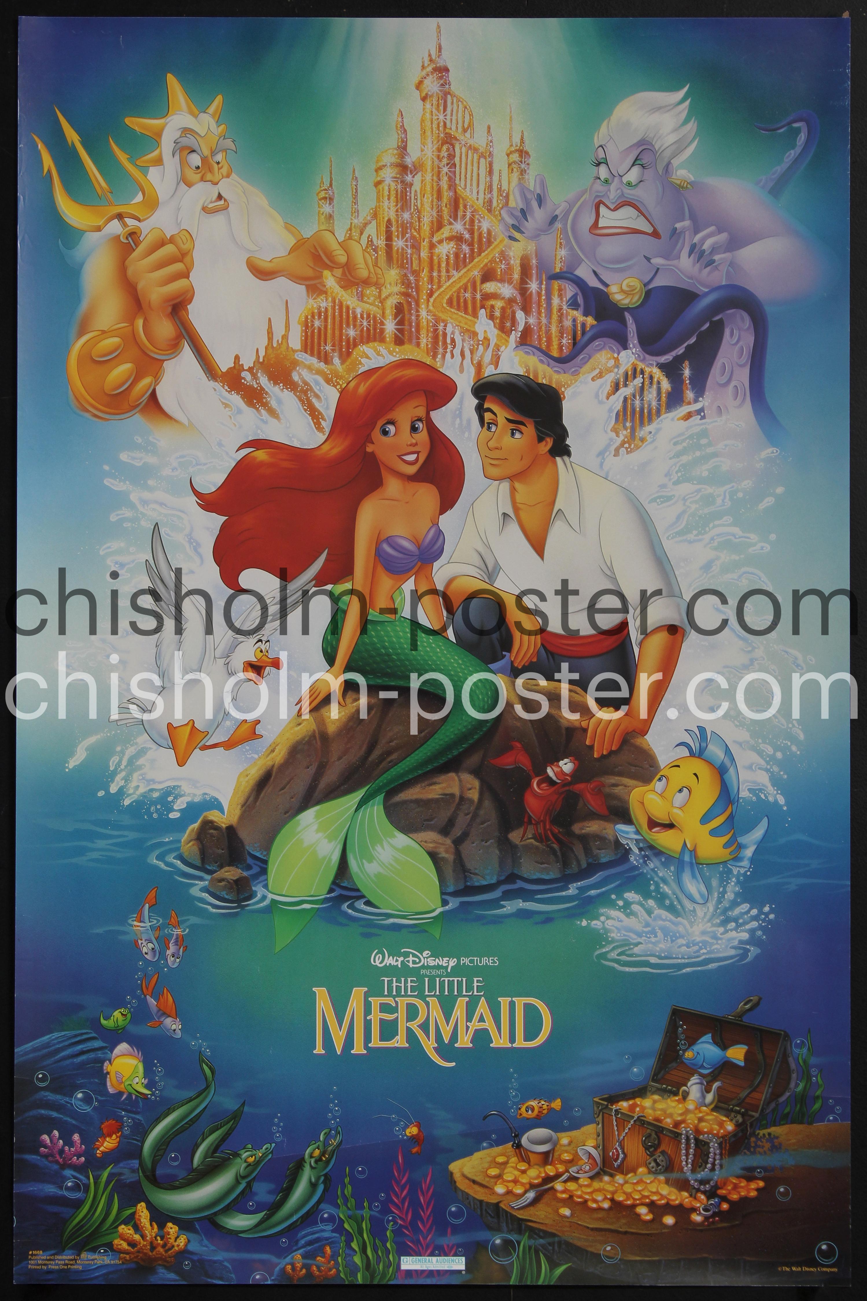 The Little Mermaid (Commercial Print) | Original Vintage Poster ...