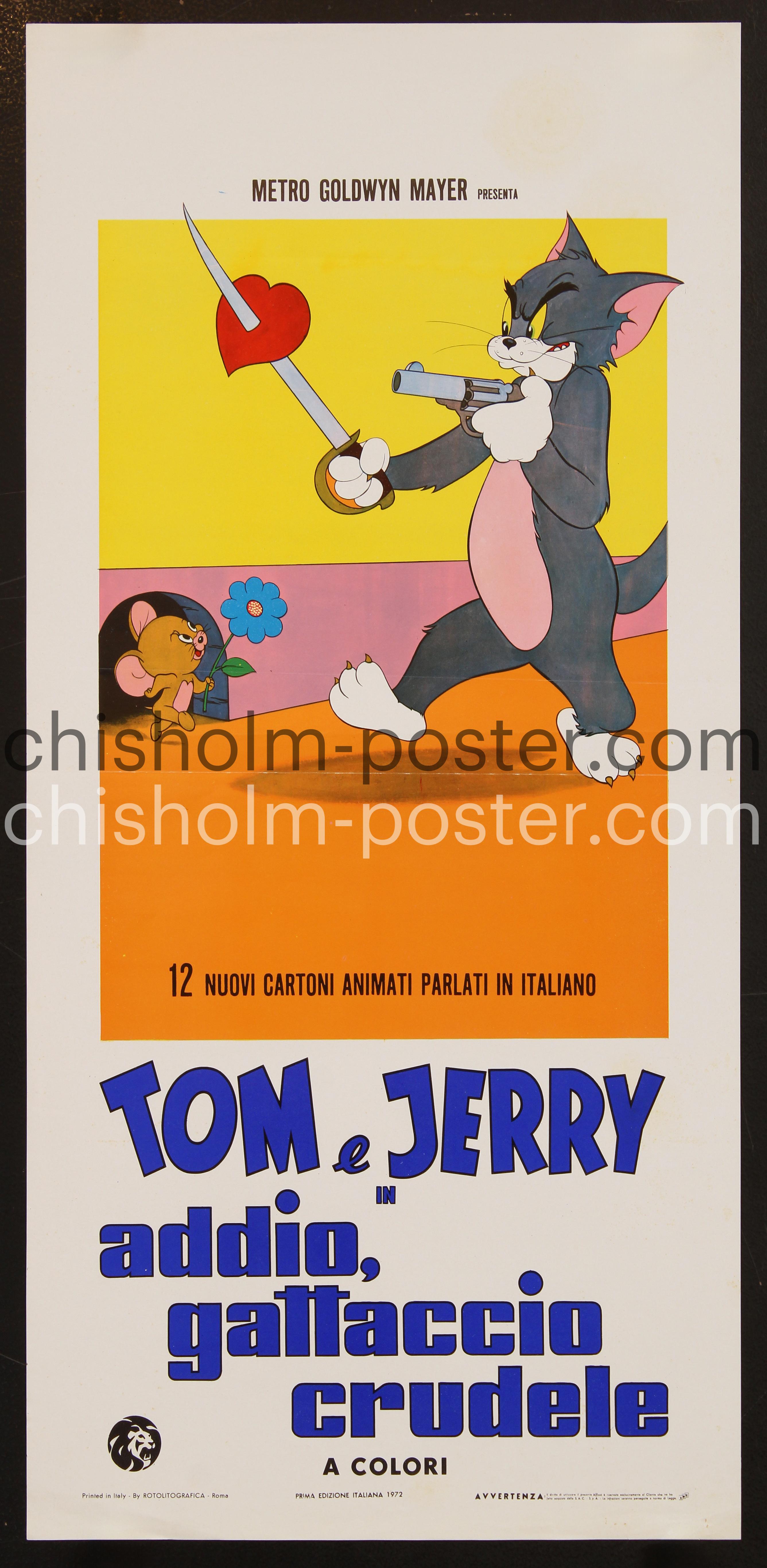 Tom e Jerry in Addio, gattaccio crudele (Locandina) | Original Vintage  Poster | Chisholm Larsson Gallery