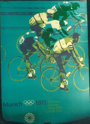 Munich 1972 (cyclists) Olympic | Original Vintage Poster | Chisholm ...