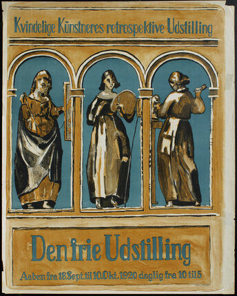 Den Frie Udstilling (1) 1920 | Original Vintage Poster | Chisholm Gallery