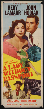 a movie poster with a woman and a man