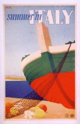 a poster of a ship