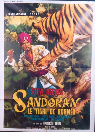 Sandokan, le Tigre de Borneo | Original Vintage Poster | Chisholm ...