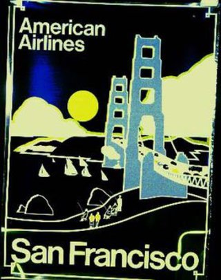 American Airlines - San Francisco (2) | Original Vintage Poster ...