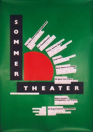 a poster with different types of text