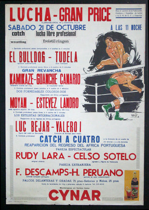 vintage lucha libre poster