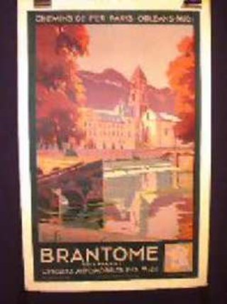 a poster of a town