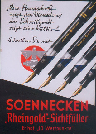 Soennecken, Rheingold - Sichtfuller | Original Vintage Poster ...