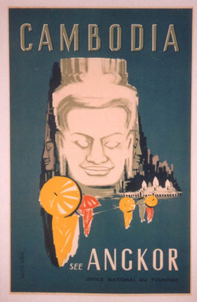 a poster of a tourist attraction