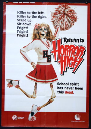 Return to Horror High (1) ( 1987 ) | Original Vintage Poster | Chisholm ...