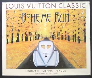 Collector Studio - Fine Automotive Memorabilia - 2006 Louis Vuitton Classic  'Boheme Run' poster