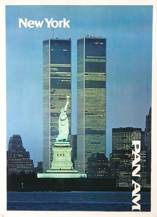 New York - Pan Am | Original Vintage Poster | Chisholm Larsson Gallery