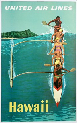 a poster of a rowing team