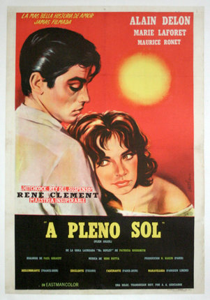 A Pleno Sol (Plein Soleil), Original Vintage Poster