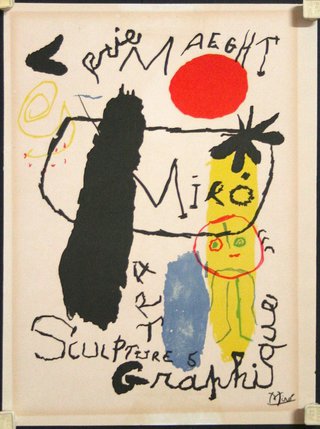 Galerie Maeght- Joan Miro- Sculpture, Art Graphique ( Small ...