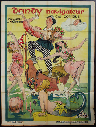 323px x 430px - Dandy Navigateur | Original Vintage Poster | Chisholm Larsson Gallery
