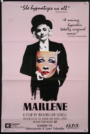 Marlene (pink) - Videocassete Release | Original Vintage Poster ...