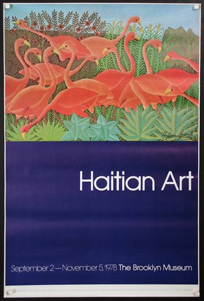 Haitian Art - The Brooklyn Museum 1978 - Flamingos by Salnave Philippe ...