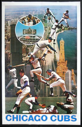 Chicago Cubs Baseball Poster - Original shops Art