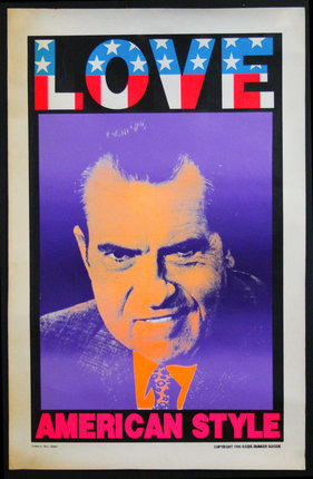 a poster of a man