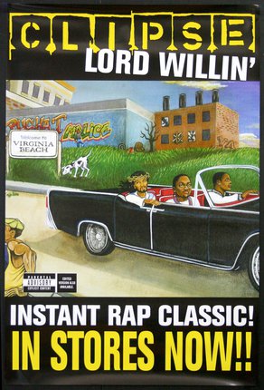 Clipse - Lord Willin' - Instand Rap Classic ! | Original Vintage Poster ...