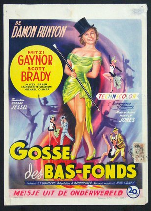 a movie poster with a woman holding a cane