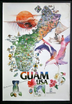 a map of the country of guam