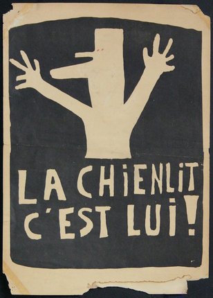 La Chienlit C'est Lui! Charles de Gaulle | Original Vintage Poster ...