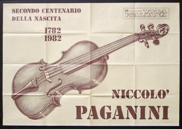 a poster of a violin