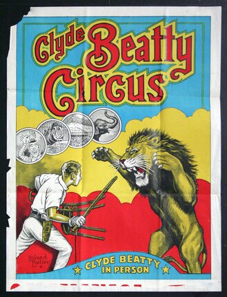 a poster of a circus show