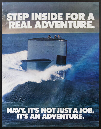 a poster of a submarine