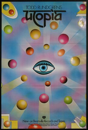 Todd Rundgren's Utopia | Original Vintage Poster | Chisholm