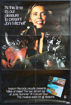 Joni Mitchell - Miles of Aisles | Original Vintage Poster