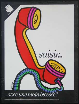 a poster of a telephone