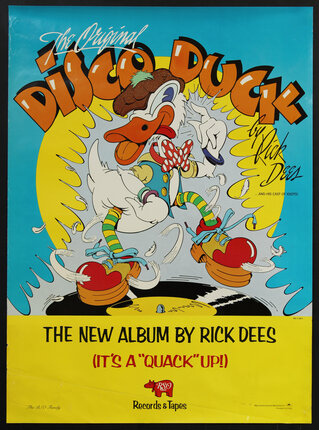 a poster of a duck
