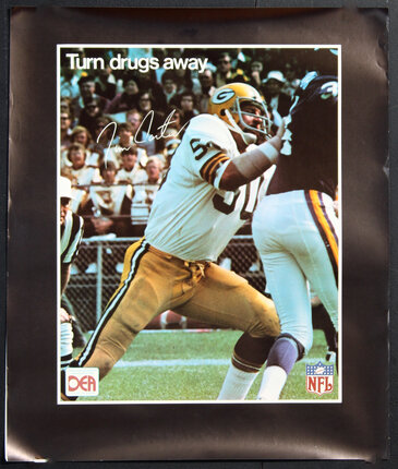 NFL - DEA - Turn Drugs Away - Jim Carter, Original Vintage Poster