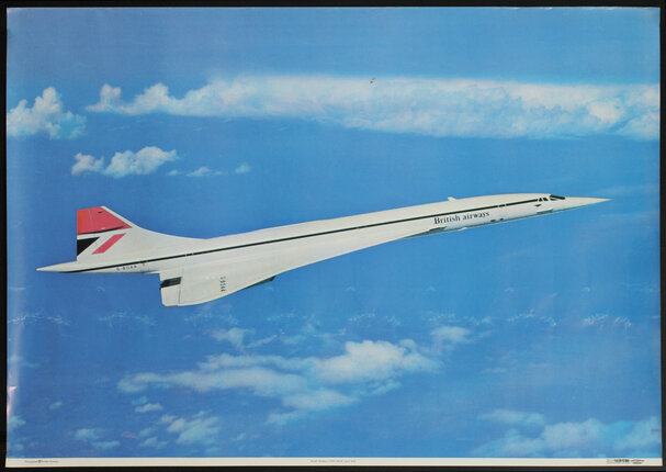 Concorde - British Airways | Original Vintage Poster | Chisholm Larsson ...