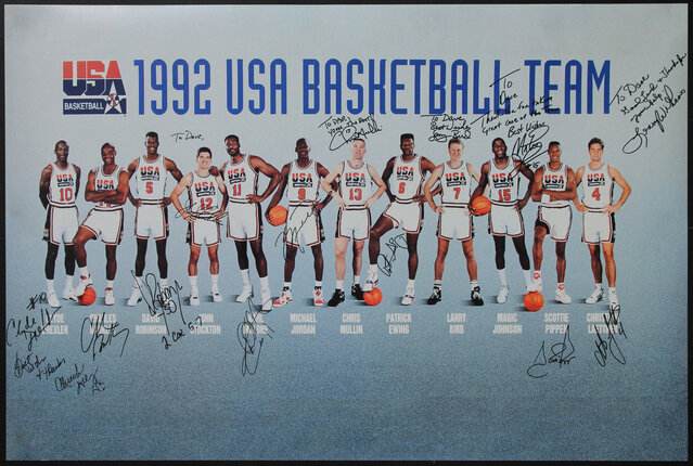 1992 USA Basketball Team REPRINT (Barcelona Olympics 1992 / Dream